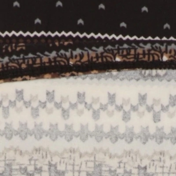 LEGGINGS DEPOT Fair Isle Brown Leggings Extra Plus Size 18 NWT - Picture 5 of 7